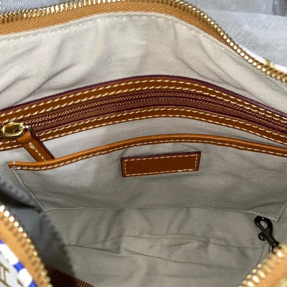 Dooney & Bourke Baltimore Ravens Doodle Small Kiley Hobo - Picture 15 of 16